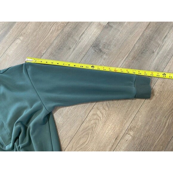 Lululemon Softstreme Sweatshirt Womens L Green Crewneck Boxy Henley Pullover - Picture 5 of 8